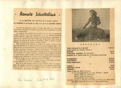 Prensa y crítica: Renate Schottelius. Álbum de recortes de prensa. 