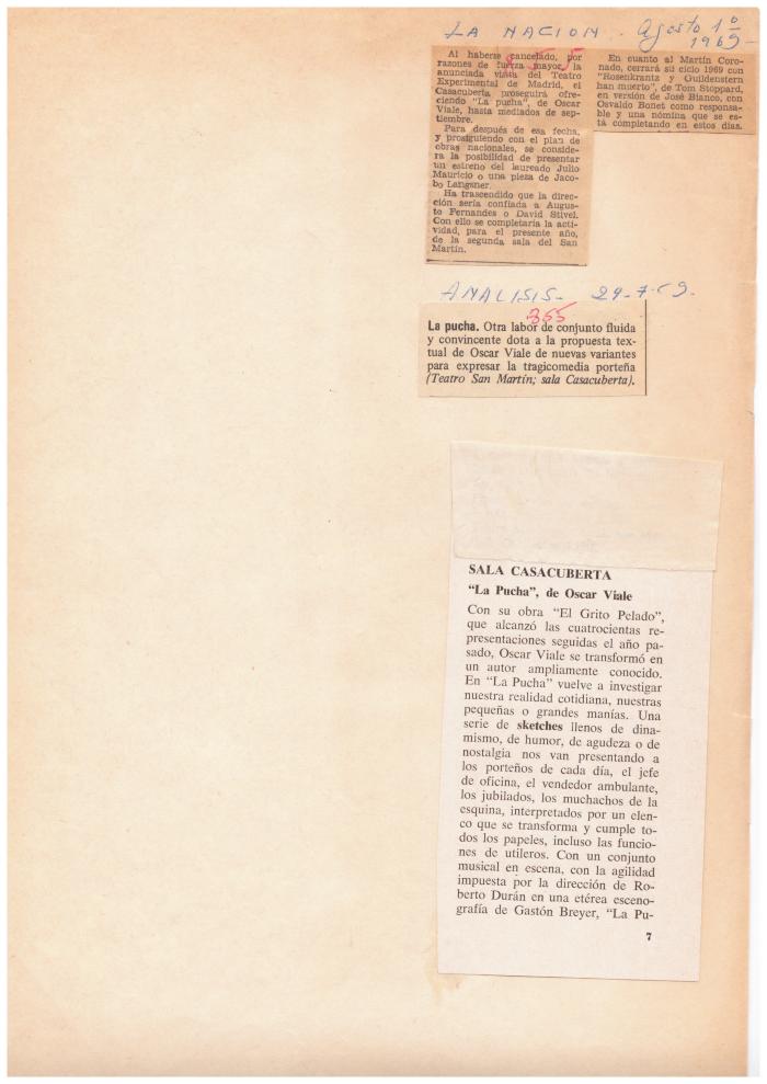 Articulo de prensa.  