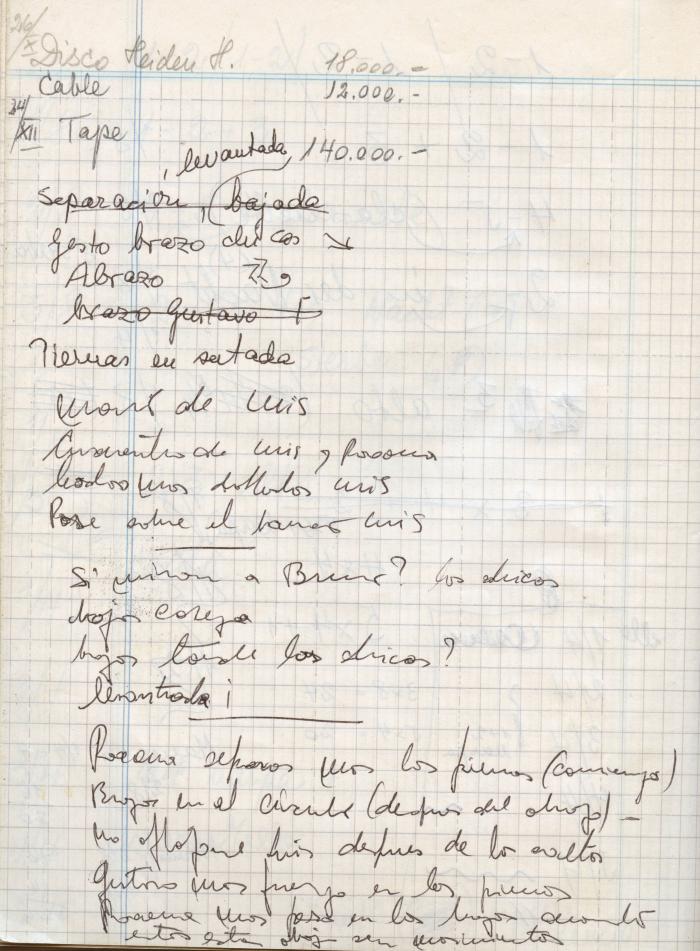 Cuaderno de notas: Renate Schottelius  