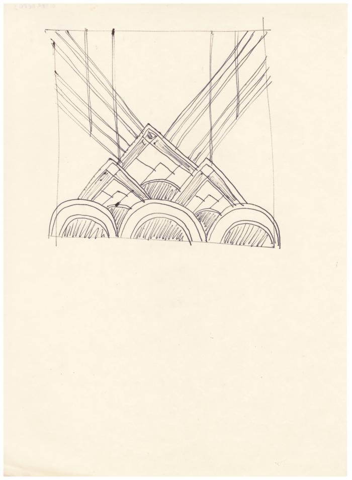 Boceto de Escenografía.