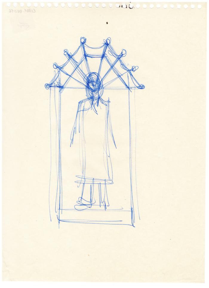 Boceto de Escenografía.