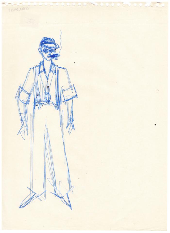 Figurín de Vestuario.